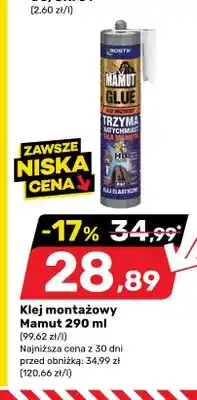 Bricomarche Klej montażowy Bostik Mamut Glue oferta