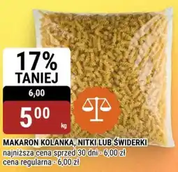 bi1 Makaron Kolanka, Nitki lub Świderki oferta