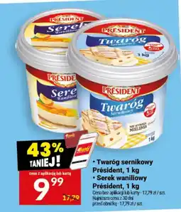 Twój Market Twaróg sernikowy President oferta