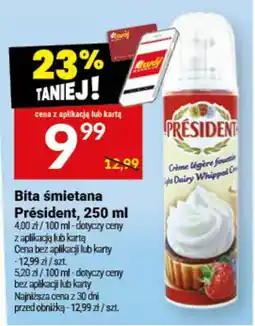 Twój Market Bita śmietana Président oferta
