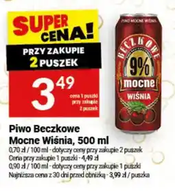 Twój Market Piwo Beczkowe Mocne Wiśnia oferta