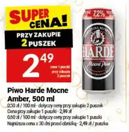 Twój Market Piwo Harde Mocne Amber oferta