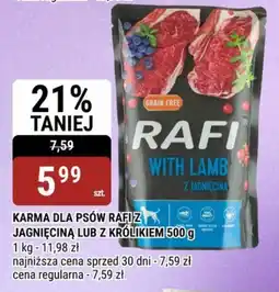 bi1 Karma dla psów Rafi z jagnięciną lub z królikiem oferta