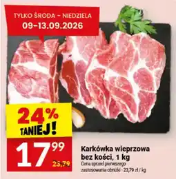 Twój Market Karkówka wieprzowa bez kości oferta