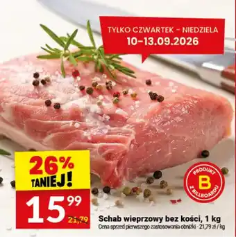 Twój Market Schab wieprzowy bez kości oferta