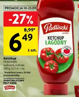 Intermarche Ketchup Pudliszki Łagodny oferta