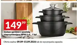 Twój Market Zestaw garnków z powłoką nieprzywierającą MPM 6 el. oferta