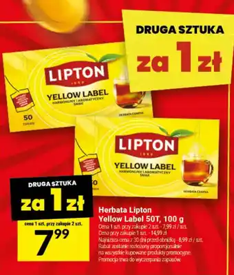 Twój Market Herbata Lipton Yellow Label oferta