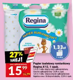Twój Market Papier toaletowy rumiankowy Regina A'12 oferta