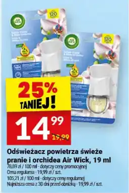 Twój Market Odświeżacz powietrza świeże pranie i orchidea Air Wick oferta