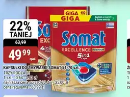 bi1 Kapsułki do zmywarki Somat oferta