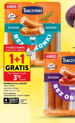 Intermarche Kiełbaski bez ostonki tarczyński oferta