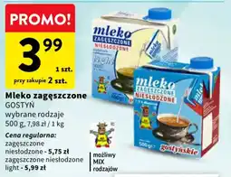Intermarche Mleko zagęszczone GOSTYŃ oferta
