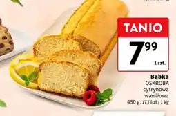 Intermarche Babka Oskroba cytrynowa waniliowa oferta
