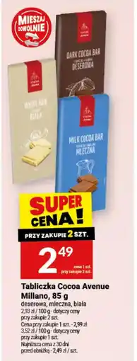 Twój Market Tabliczka Cocoa Avenue Milano oferta