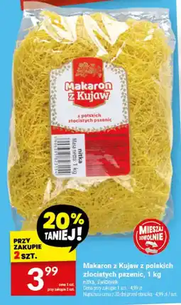 Twój Market Makaron z Kujaw z polskich złocistych pszenic oferta