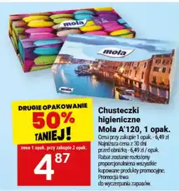 Twój Market Chusteczki higieniczne Mola A'120 oferta