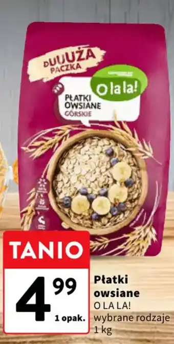 Intermarche Płatki owsiane O LA LA! oferta