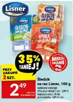 Twój Market Śledzik na raz Lisner oferta