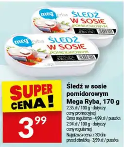 Twój Market Śledź w sosie pomidorowym Mega Ryba oferta