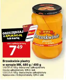 Twój Market Brzoskwinie plastry MK oferta
