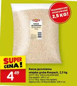 Twój Market Kasza jęczmienna wiejska gruba Konpack oferta