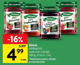 Intermarche Dżem HERBAPOL wybrane rodzaje oferta