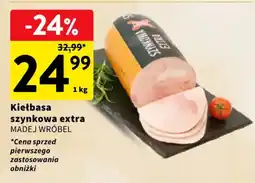 Intermarche Kiełbasa szynkowa extra MADEJ WRÓBEL oferta