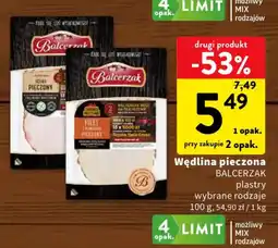 Intermarche Wędлина pieczona BALCERZAK oferta
