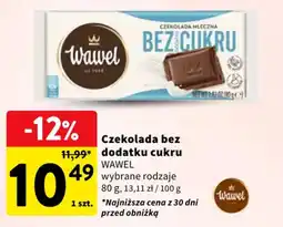 Intermarche Czekolada bez dodatku cukru Wawel oferta