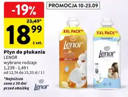Intermarche Płyn do płukania Lenor oferta