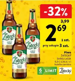 Intermarche Piwo Žatecký Světlý Ležák oferta