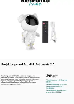 Biedronka Projektor gwiazd Extralink Astronauta 2.0 oferta