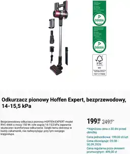 Biedronka Odkurzacz pionowy Hoffen Expert, bezprzewodowy, 14-15,5 kPa oferta