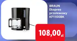Lidl BRAUN Ekspres przelewowy KF1100BK oferta