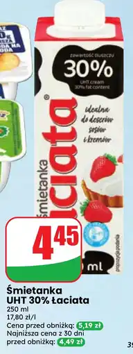 Dino Śmietanka UHT 30% Łaciata oferta