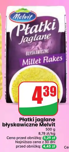 Dino Płatki jaglane błyskawiczne Melvit oferta