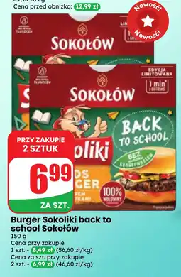 Dino Burger Sokoliki back to school Sokołów oferta
