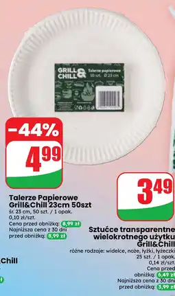Dino Talerze Papierowe Grill&Chill oferta