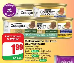 Dino Mokra karma dla kota Gourmet Gold oferta