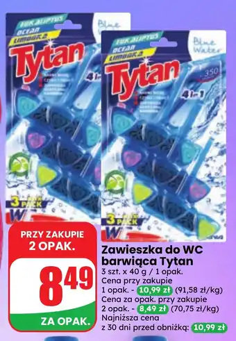 Zawieszka do WC barwiąca Tytan