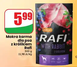 Dino Mokra karma dla psa z królikiem Rafi oferta