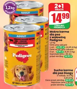 Dino Mokra karma dla psa z wołowiną Pedigree oferta