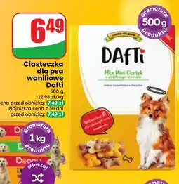 Dino Ciasteczka dla psa waniliiowe Dafti oferta