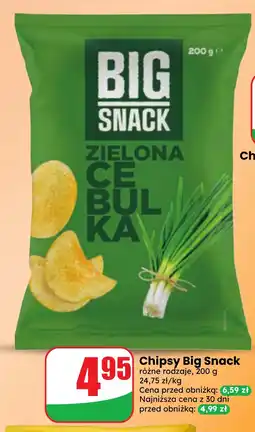 Dino Chipsy Big Snack Zielona Cebulka oferta