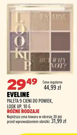 Drogerie Natura Paleta cieni do powiek Eveline oferta
