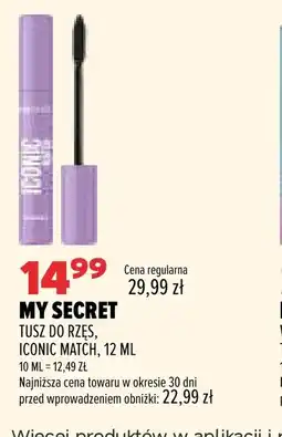 Drogerie Natura Tusz do rzęs My secret oferta