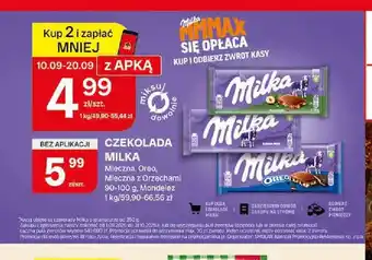 Czekolada mleczna Milka