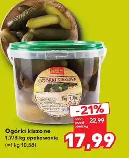 Kaufland Ogórki kiszone oferta