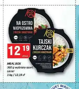 Chorten Meal Box tajski kurczak z ryżem i warzywami Lisner oferta